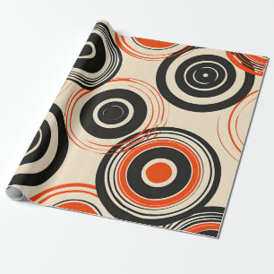 Retro Concentric Circles Presentpapper