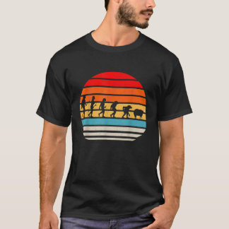 Retro Conspiracy Theorist Human Evolution Wake Up  T Shirt