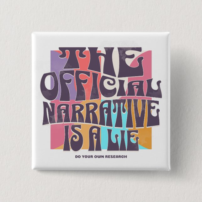 Retro Conspiracy Theory Knapp (Framsida)