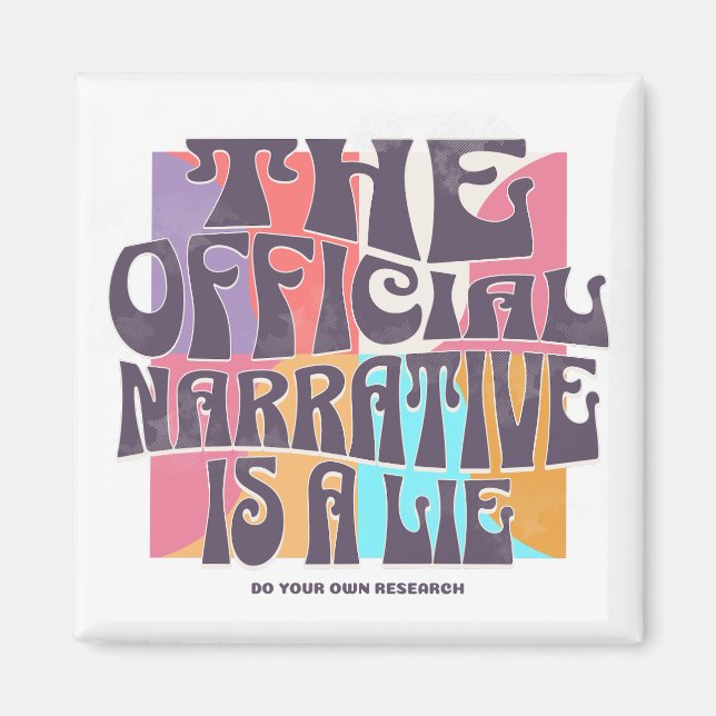 Retro Conspiracy Theory Magnet (Framsidan)