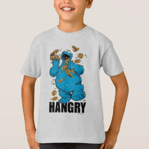 Retro Cookie Monster Glädjande T Shirt