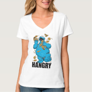 Retro Cookie Monster   Hungrig T Shirt