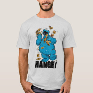 Retro Cookie Monster   Hungrig T Shirt