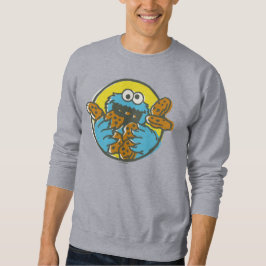 Retro Cookie Monster Lång Ärmad Tröja