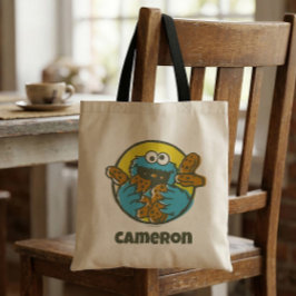 Retro Cookie Monster Tygkasse