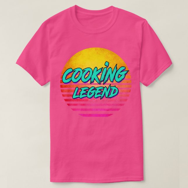 Retro Cooking Gift T Shirt (Design framsida)
