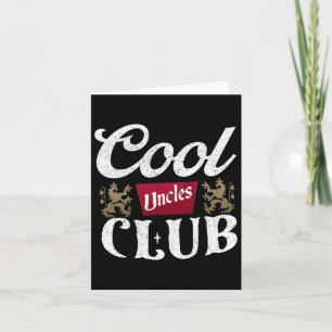 Retro Cool Farbrors Klubb Bästa Farbror Någon Gång Kort