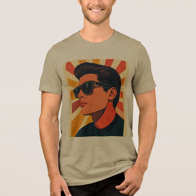 Retro Cool Kille T Shirt (Framsida)
