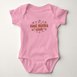 Retro Cool Mama Club Groovy Daisy Mors Dag App T Shirt