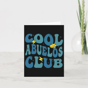 Retro Coola Abuelos Klubb Fars dag New Grandpa Kort