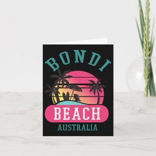 Retro Coola Bondi Beach Original Australia Beacher Kort