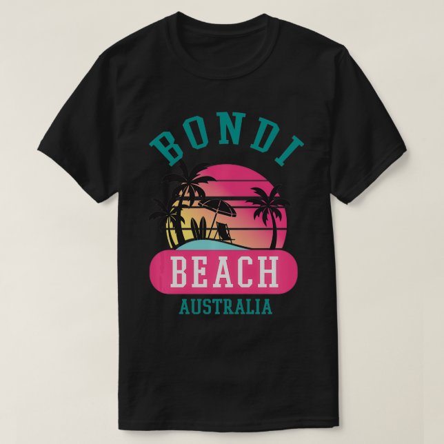 Retro Coola Bondi Beach Original Australia Beacher T Shirt (Design framsida)