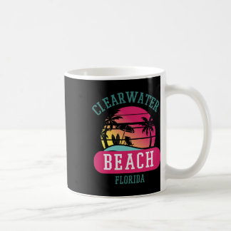 Retro Coola Clearwater Beach Original Florida Beac Kaffemugg