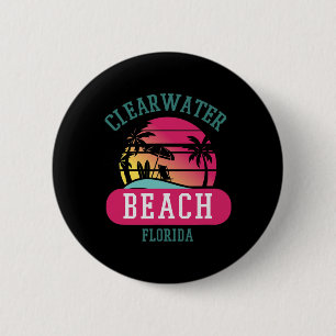 Retro Coola Clearwater Beach Original Florida Beac Knapp