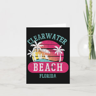 Retro Coola Clearwater Beach Original Florida Suns Kort