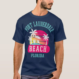 Retro Coola Ft Lauderdale Manar Womens FL Beacher T Shirt