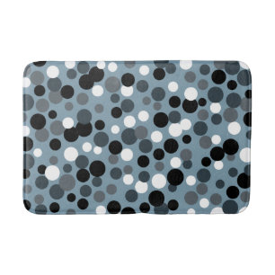 Retro Coola Grått Dots Bathroom Matta Bath Mat