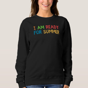 Retro Coola jag är Redo för sommargrafik T Shirt