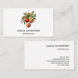 Retro Coola Julgran Dekorationer Visitkort