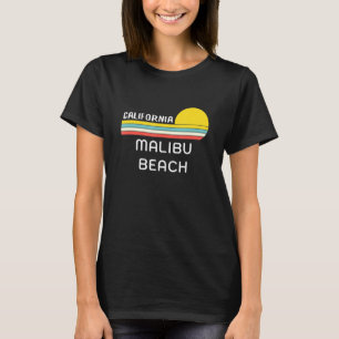 Retro Coola Malibu Beach California Beach 70 s Sun T Shirt