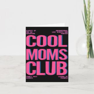 Retro coola mammor klubb glad mors dag mamma mor kort