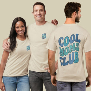 Retro Coola Mammor Klubb Moderskap T-Shirt Gift