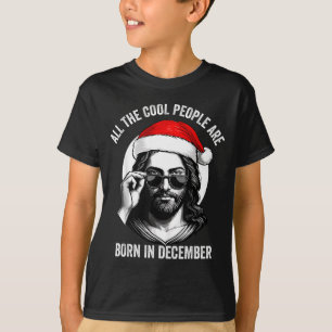 Retro Coola Människor Föds I December Kristna C T Shirt