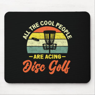 Retro Coola Människor som Ace Disc Golf Musmatta