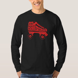 Retro Coola Skating Hate Roller Skate T Shirt