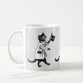 Retro Coola Top hat Cat Mugg