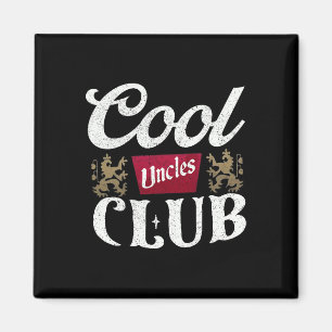 Retro Coola Uncles Klubb Best farbror All Funny Fa Magnet