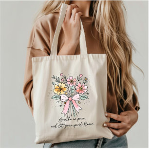 Retro Coquette-Blommigt med offert Tygkasse