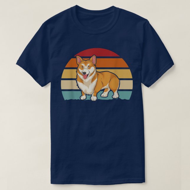 Retro Corgi 325 T Shirt (Design framsida)