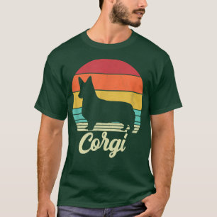 Retro Corgi Hund älskare T Shirt