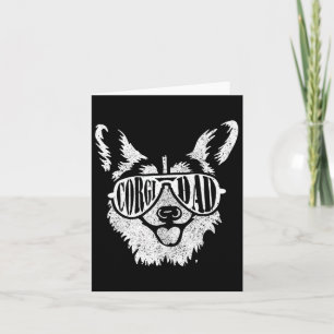 Retro Corgi Pappa Present Hundägare Husdjur Welsh Kort