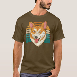 Retro Corgi T Shirt