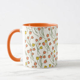 Retro Cottage Sketchy Tulips | Fresh Meadow Mugg