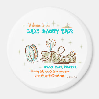 Retro 'County Fair' Magnet