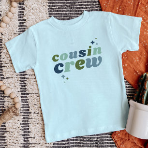 Retro Cousin Crew Matchande barn T Shirt
