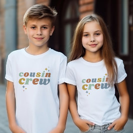 Retro Cousin Crew | Matchande barn T Shirt