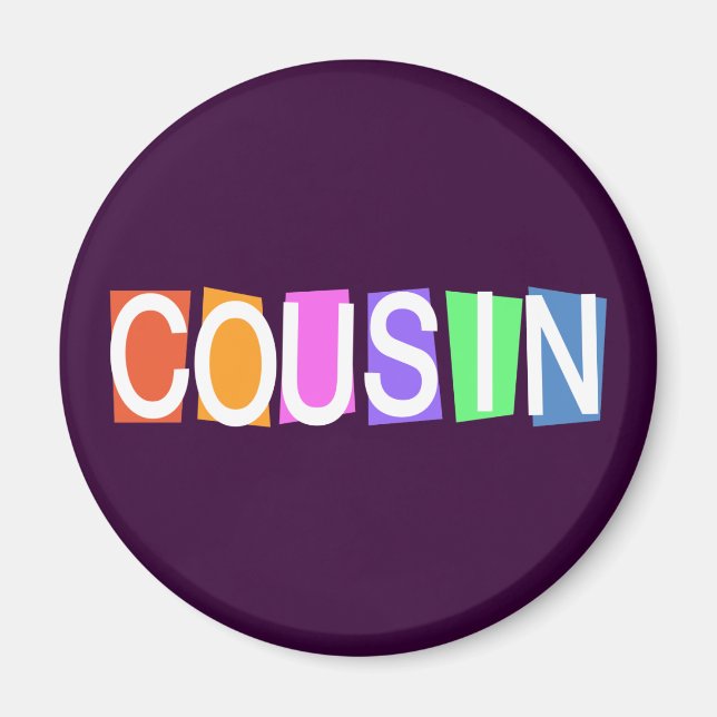 Retro Cousin Magnet (Framsidan)