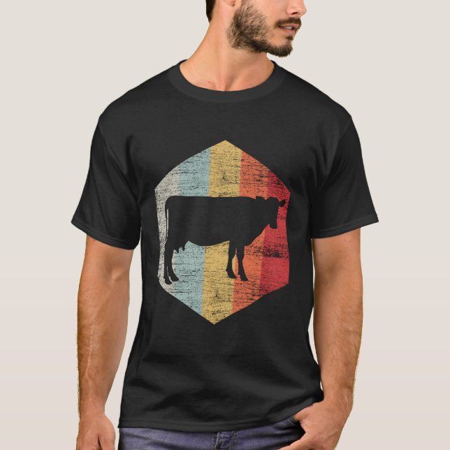 Retro Cow T Shirt (Framsida)