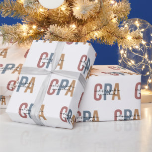 Retro CPA Auktoriserad Public Accountant Presentpapper