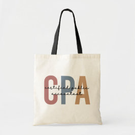 Retro CPA Auktoriserad Public Accountant Tygkasse