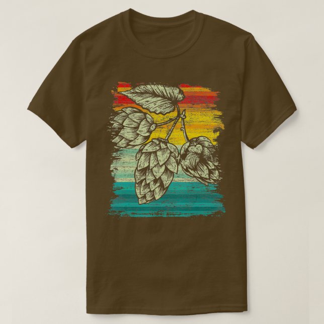 Retro Craft Beer  T Shirt (Design framsida)