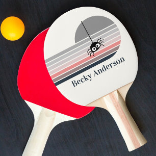 Retro Creepy med Namn Pingisracket