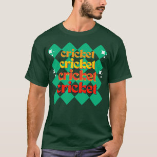 Retro Cricket T Shirt