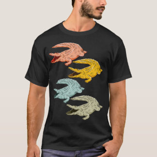 Retro Crokodile 1 T Shirt