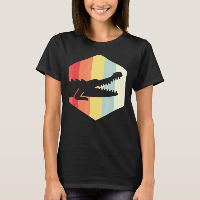 Retro Crokodile T Shirt (Framsida)