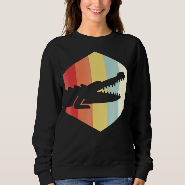 Retro Crokodile T Shirt (Framsida)